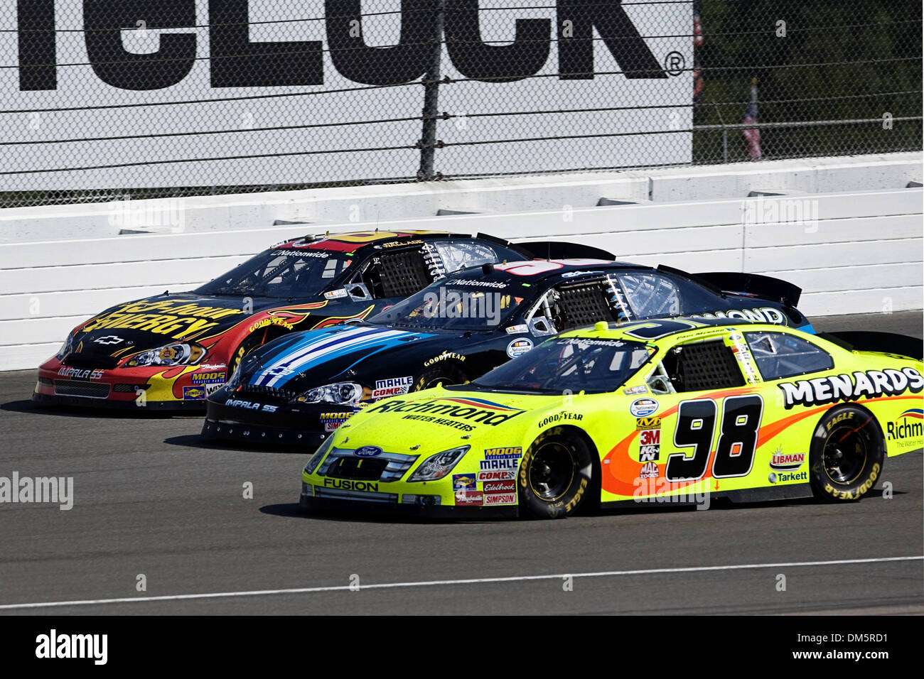 Le 1er décembre 2009 - Brooklyn, Michigan, États-Unis - 15 août 2009 NASCAR Nationwide Series : CARFAX 250 au Michigan International Speedway à Brooklyn. (Crédit Image : © Global/ZUMApress.com) Southcreek Banque D'Images