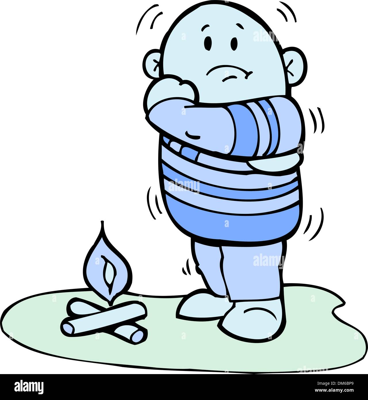 J Ai Froid Image Vectorielle Stock Alamy