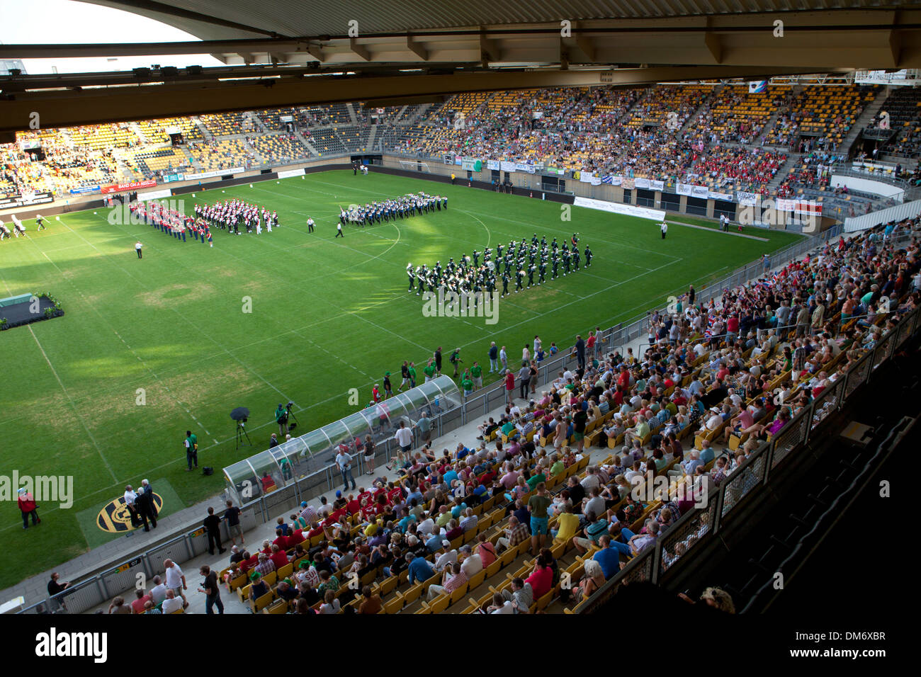 Les bandes de musique aux world music contest 2013 Banque D'Images