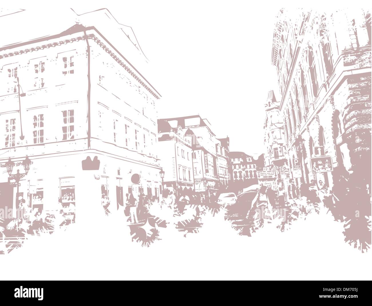 Les achats de Noël, de la mode femme pour votre conception Illustration de Vecteur