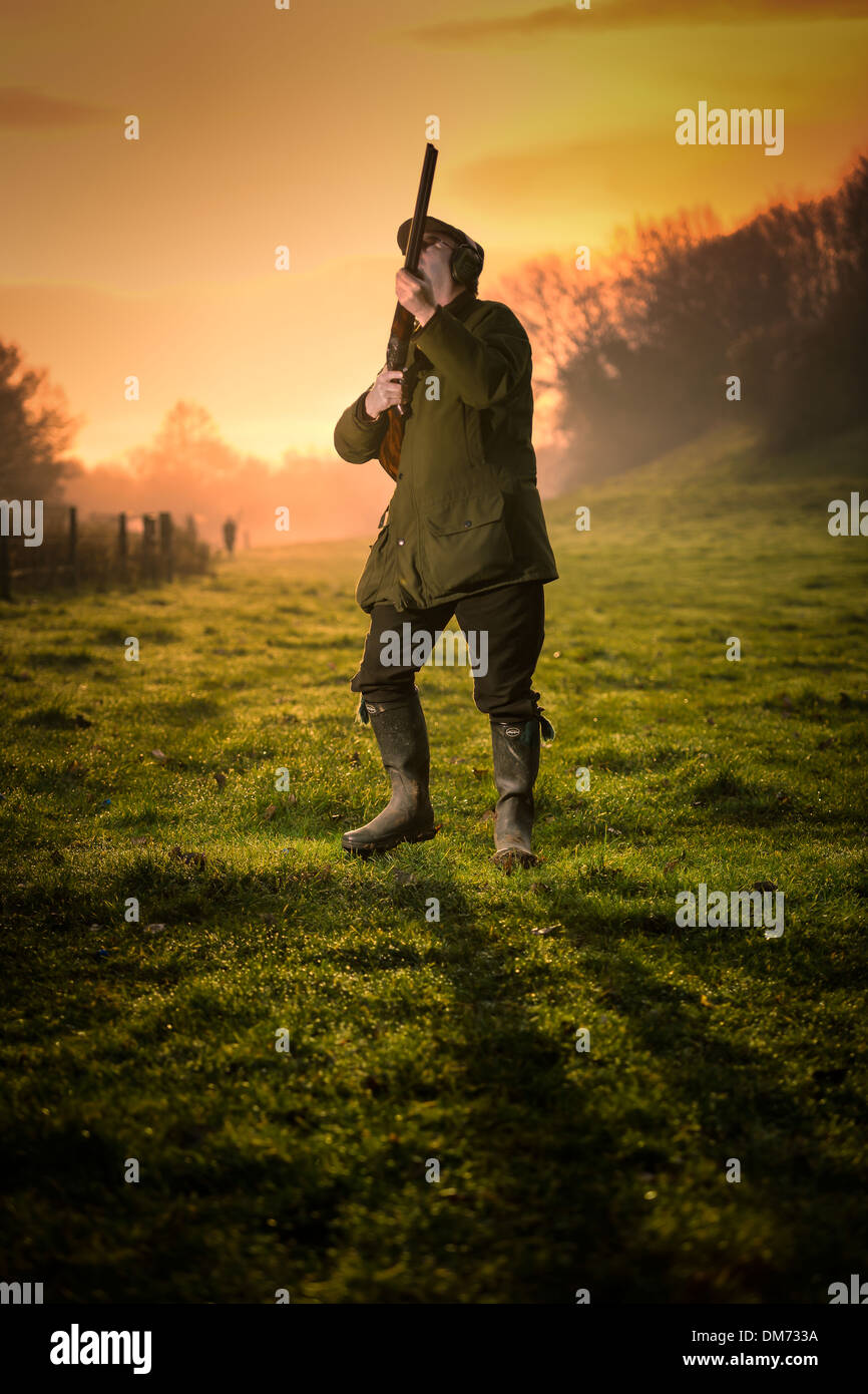 Parti de tir Décembre Banque D'Images