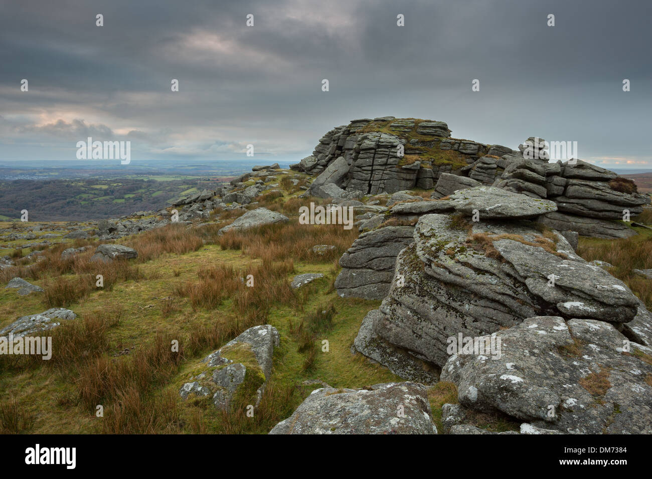 Kings tor près de Merrivale Dartmoor National Park Devon Uk Banque D'Images