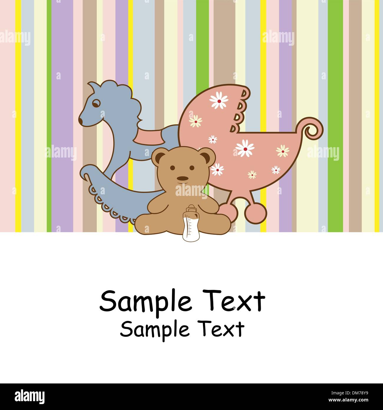 Carte de voeux Illustration de Vecteur