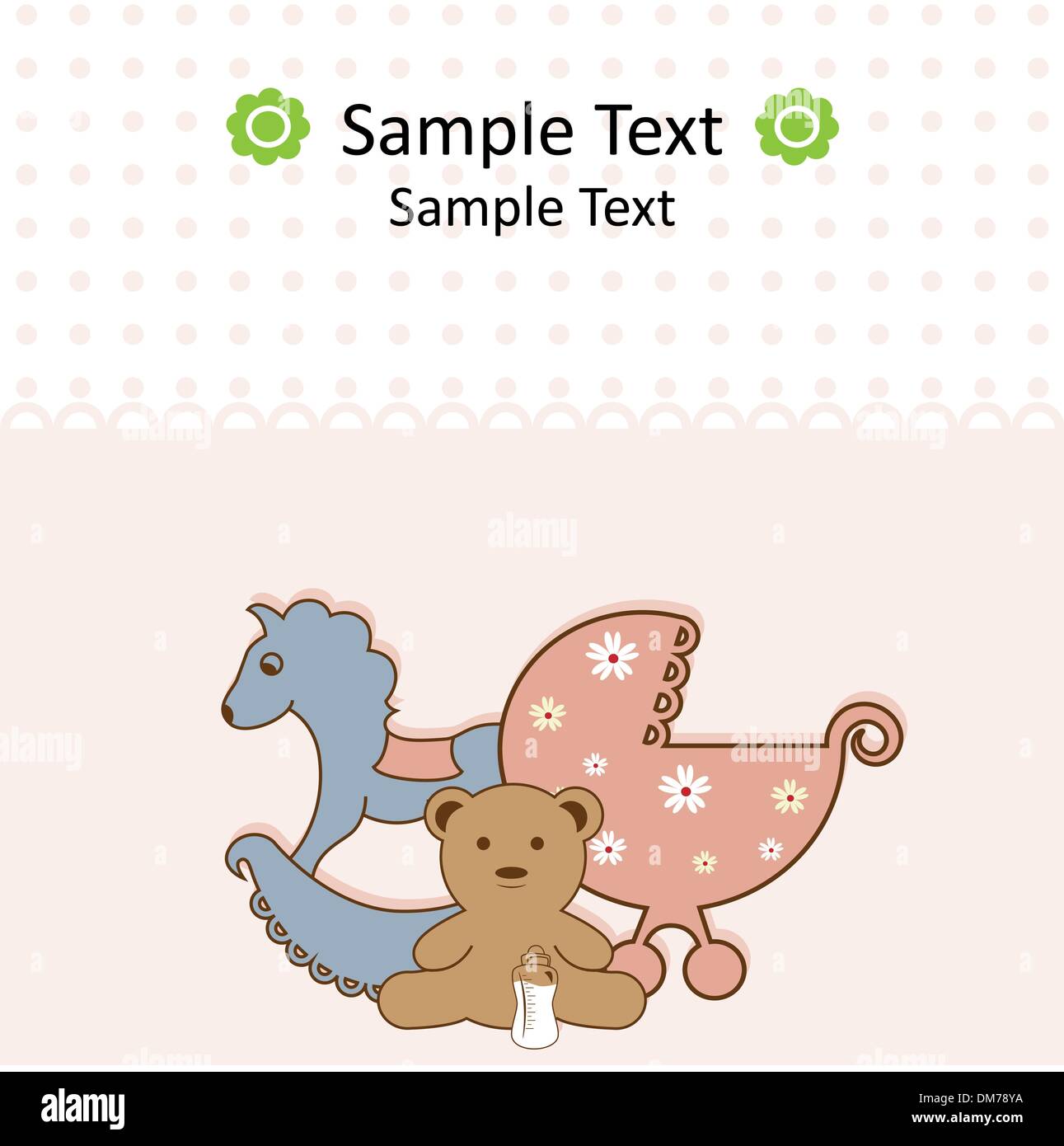 Carte de voeux Illustration de Vecteur