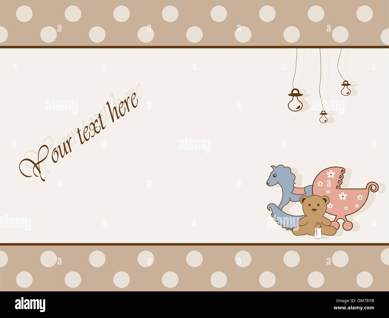 Carte de voeux Illustration de Vecteur