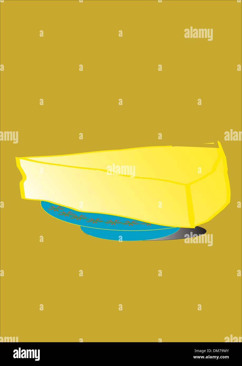 Deux souris parler assis sur le fromage Illustration de Vecteur