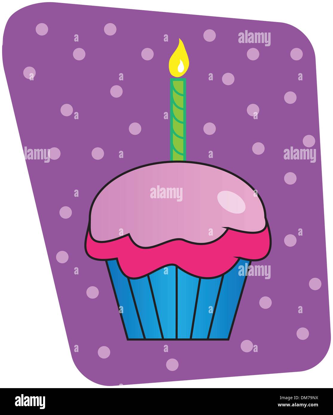 Cupcake Illustration de Vecteur