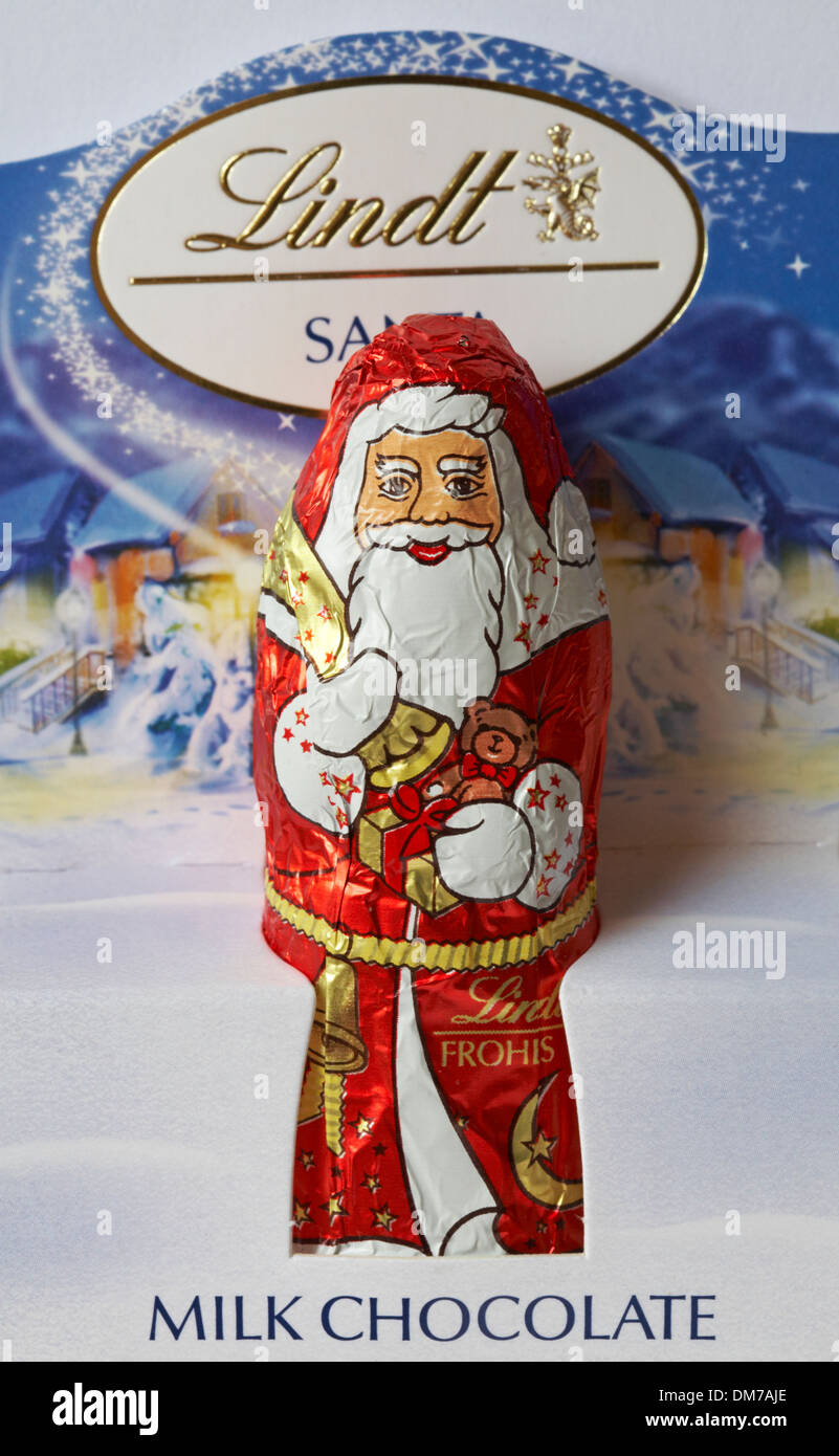 LINDT Père Noël en chocolat (Carton, 10g) comme cadeaux publicitaires Sur