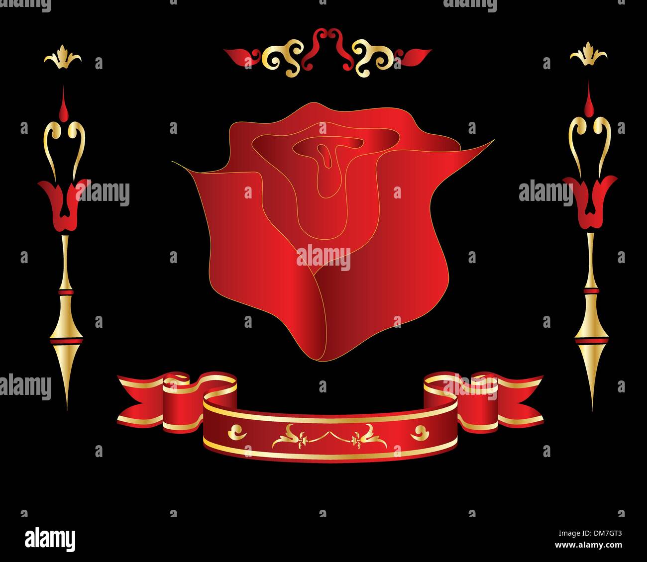 gothique rose Illustration de Vecteur