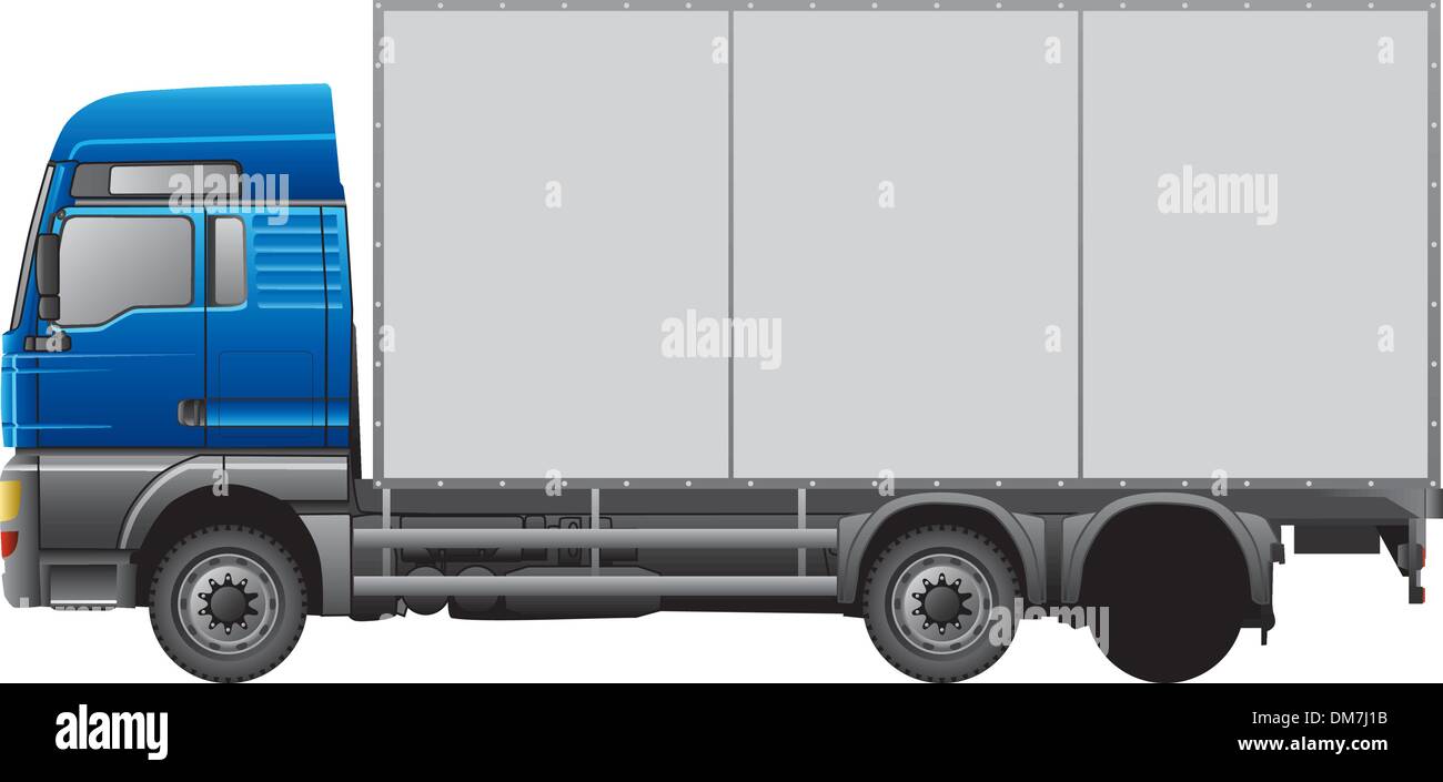 Camion Semi-Trailer Illustration de Vecteur