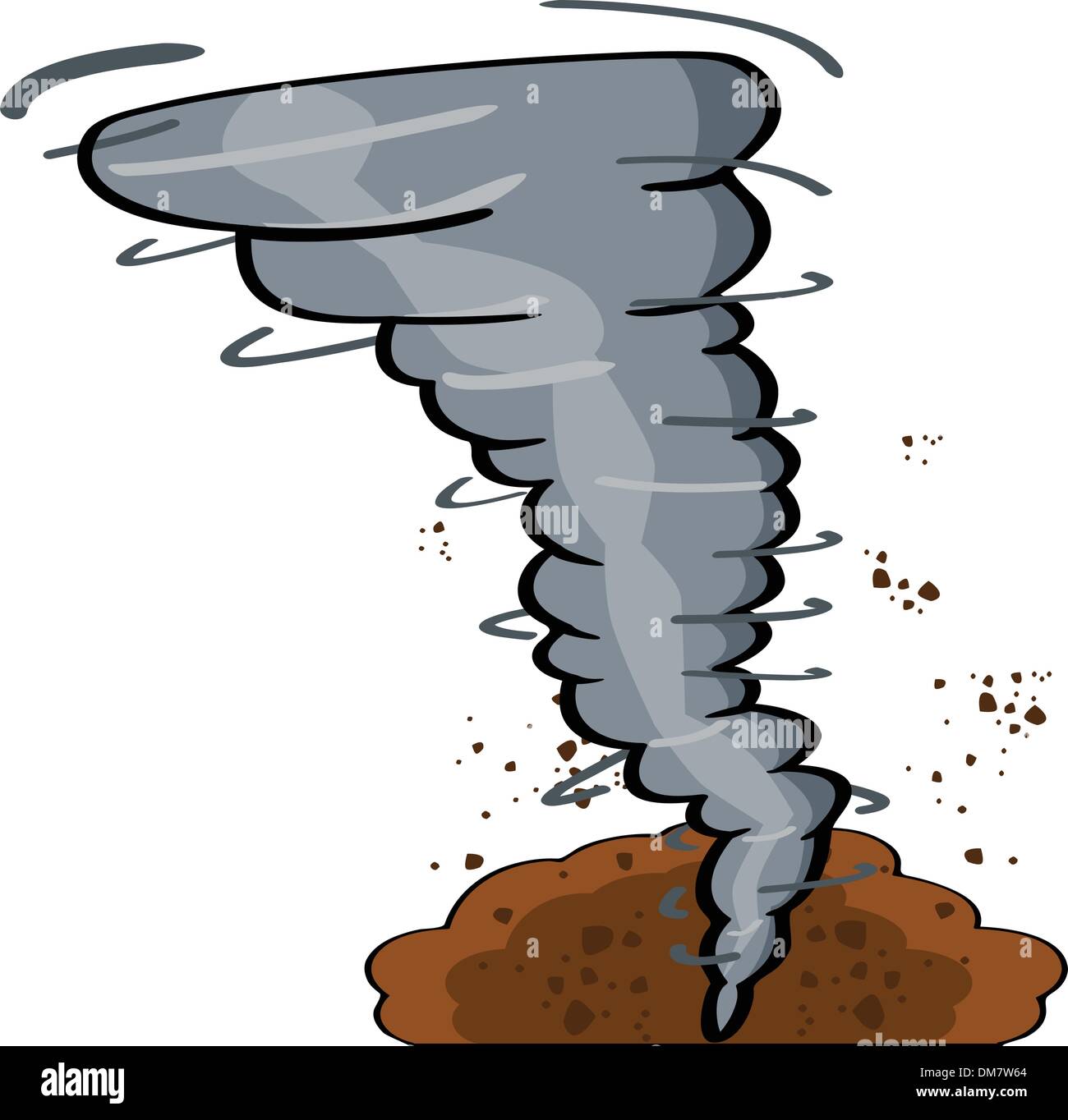 Tornade De Dessin Anime Image Vectorielle Stock Alamy