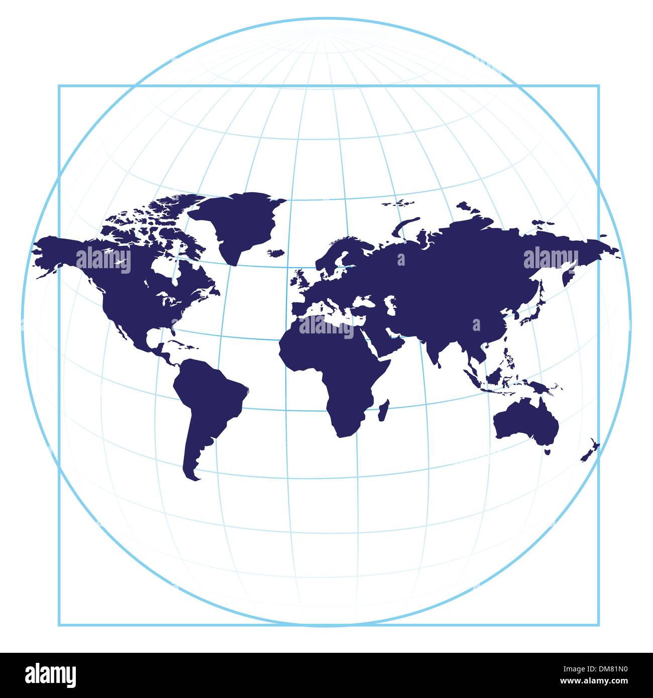 Homme de Vitruve de Léonard de Vinci Illustration de Vecteur