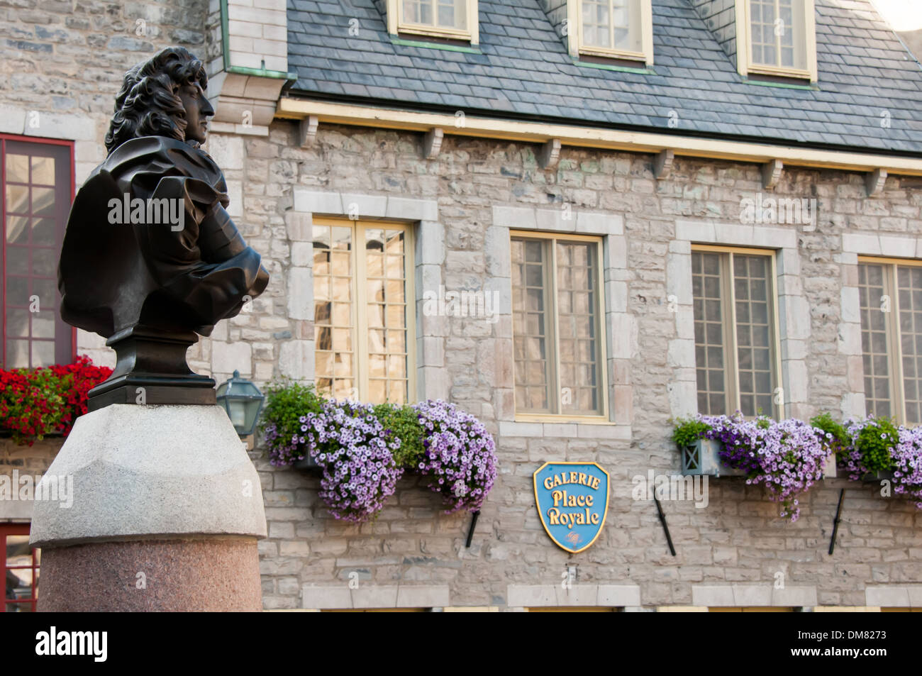 Place Royale, Vieux Québec carré Banque D'Images
