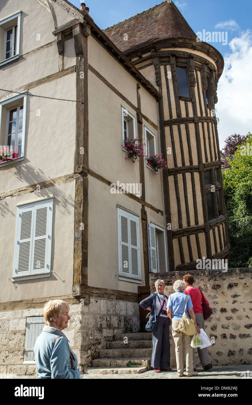 Escalier DE LA REINE BERTHE, Chartres, Eure-et-Loir (28), FRANCE Banque D'Images