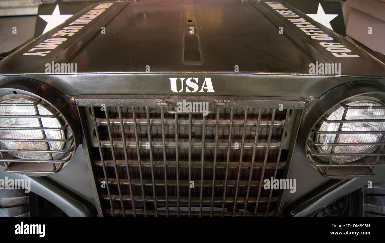 USA jeep de l'Armée Hanoi Vietnam Asie du sud-est Banque D'Images