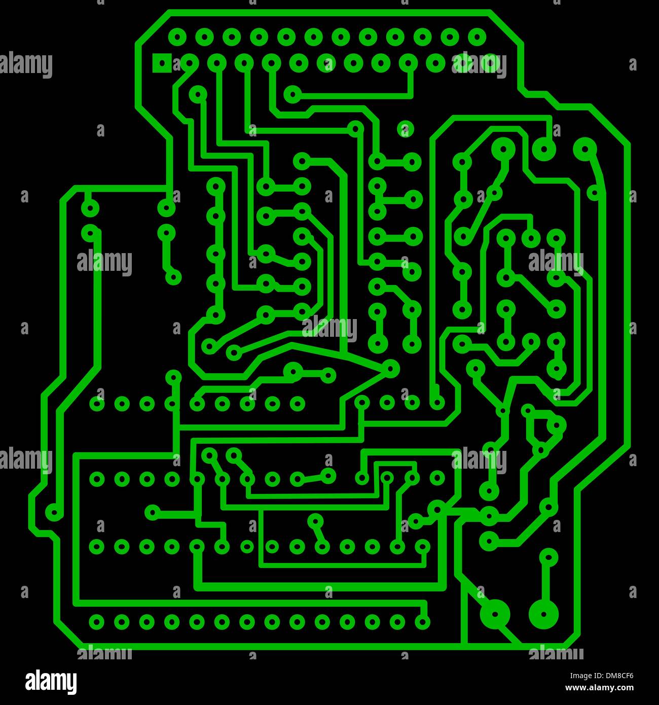 Schéma électrique Illustration de Vecteur