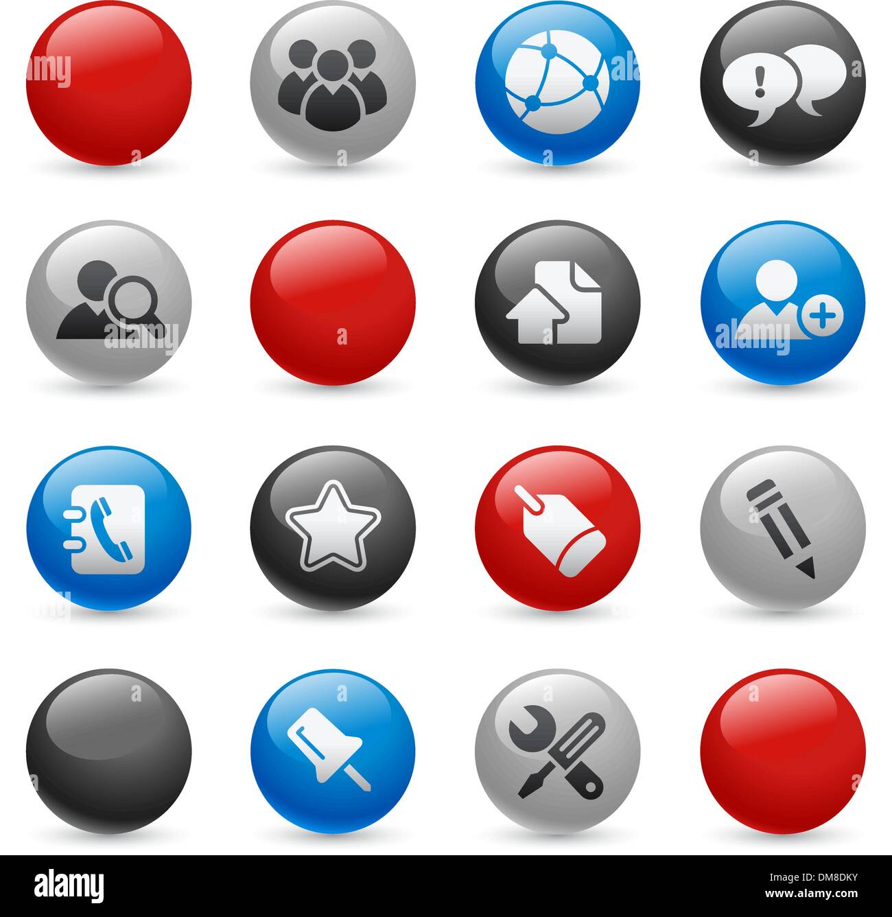 Internet & Blog // Série Pro Gel Illustration de Vecteur