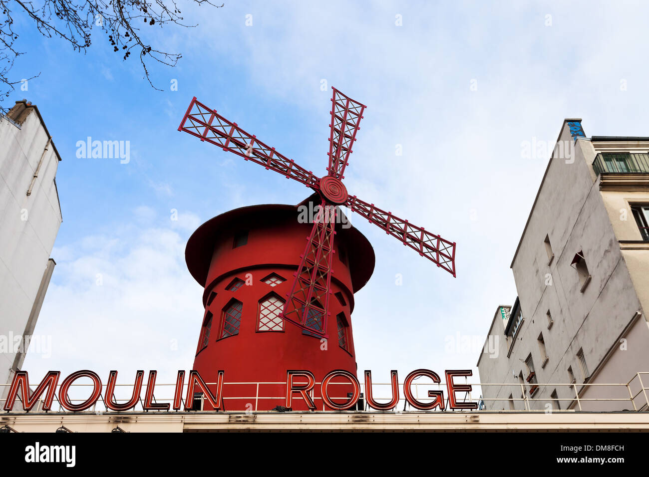 Moulin Rouge, Paris Banque D'Images