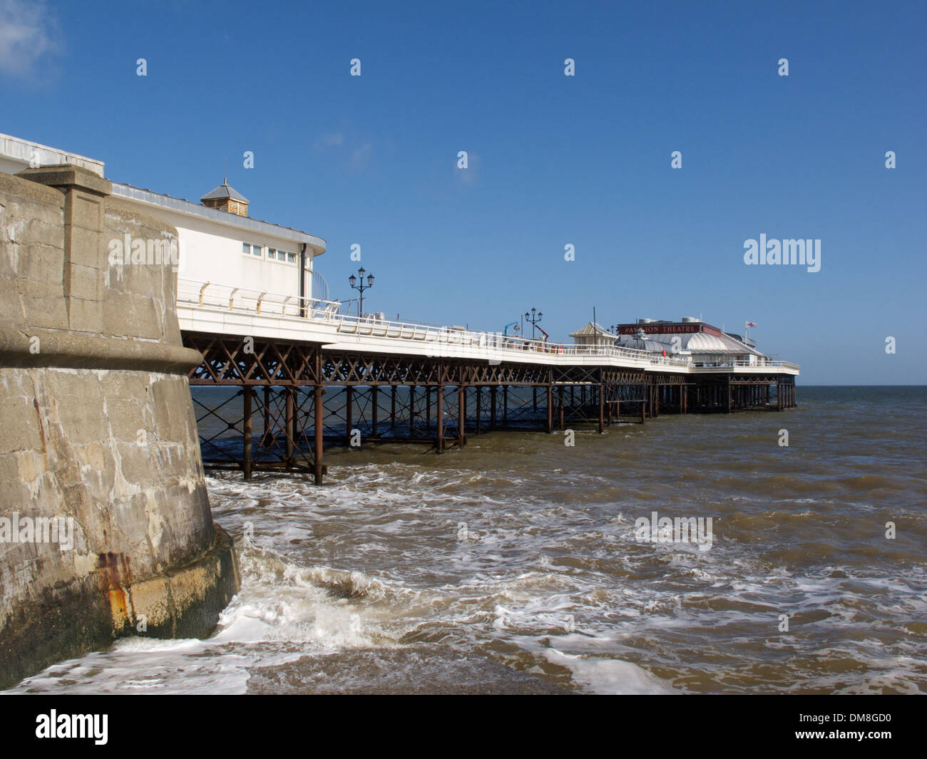 Pier, Cromer, North Norfolk, Angleterre. Banque D'Images