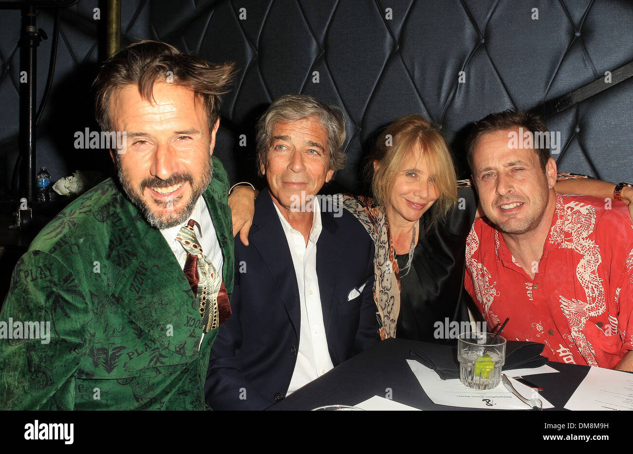David Arquette Lewis Arquette Rosanna Arquette Richmond Arquette David Arquette Presente Bootsy Bellows Dinner Theatre Photo Stock Alamy