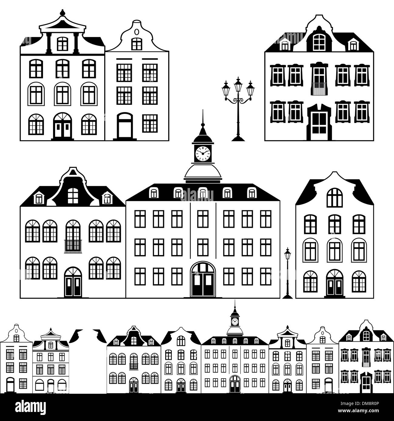 Scène de ville Illustration de Vecteur