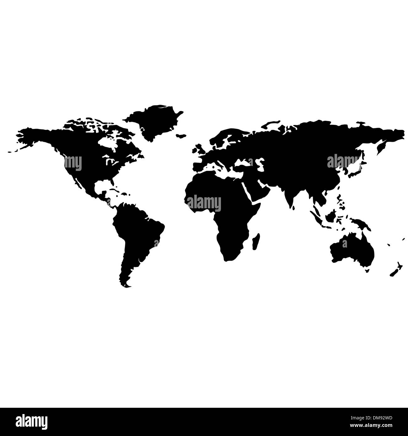 carte du monde bleu Illustration de Vecteur