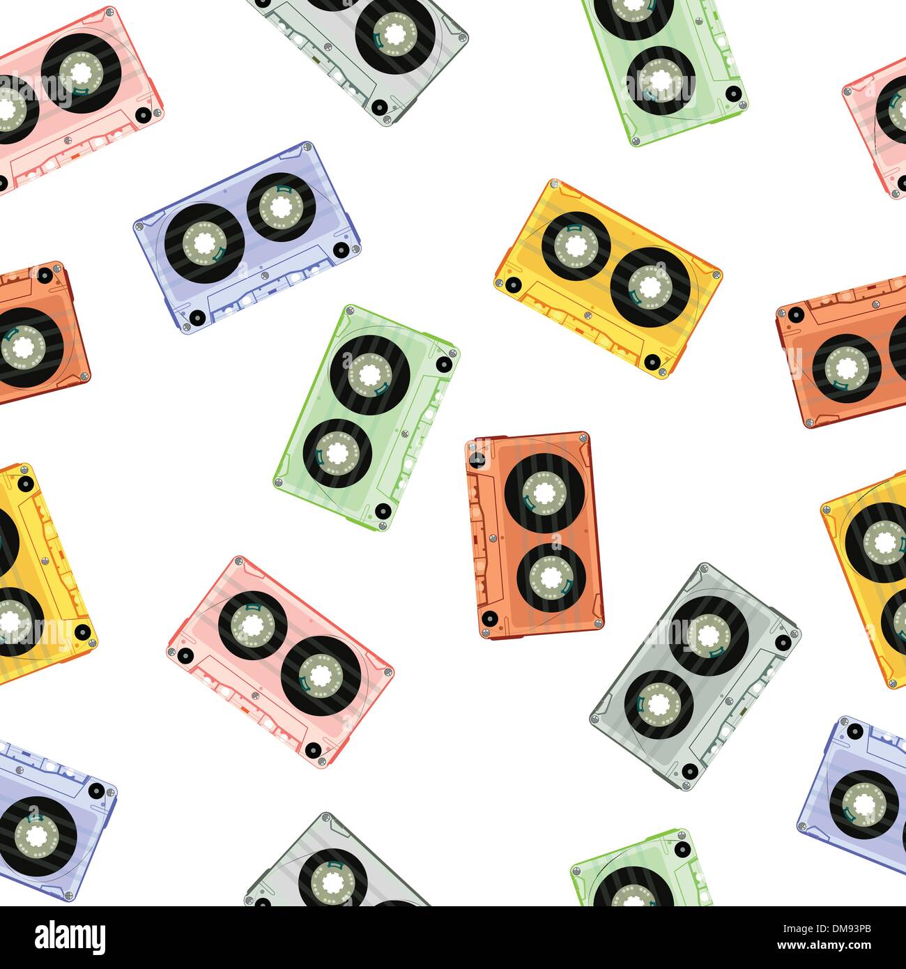 Retro design avec bandes audio parfaite Illustration de Vecteur