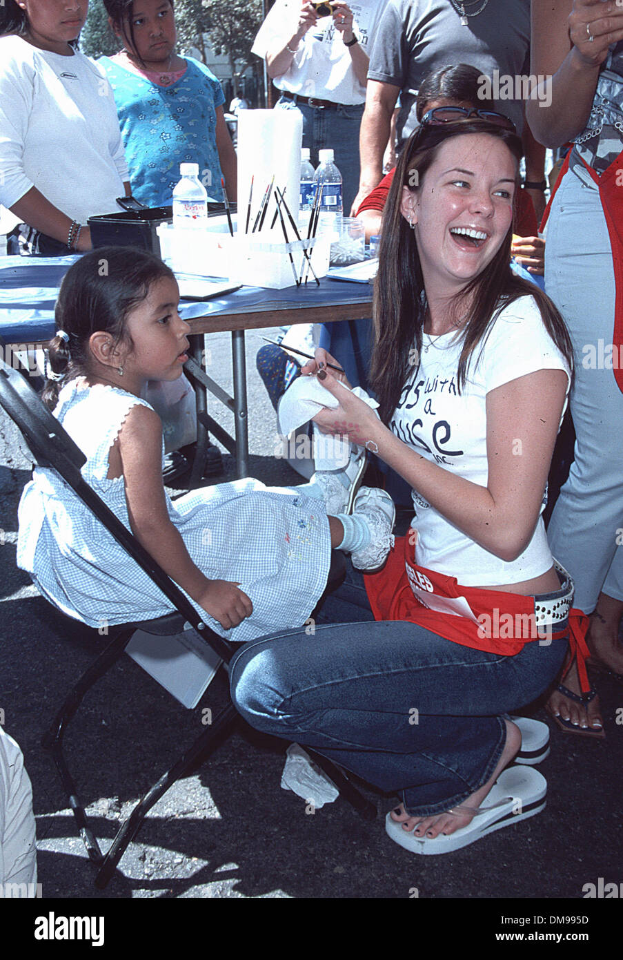 24 août 2002 - Hollywood, CA, USA - K25918MR - L.A. Parti de la MISSION POUR LES ENFANTS DE SKID ROW.MISSION DE LOS ANGELES LOS ANGELES, 08-24-02. MILAN RYBA/.2002 COURTNEE DRAPER(Image Crédit : © Globe Photos/ZUMAPRESS.com) Banque D'Images
