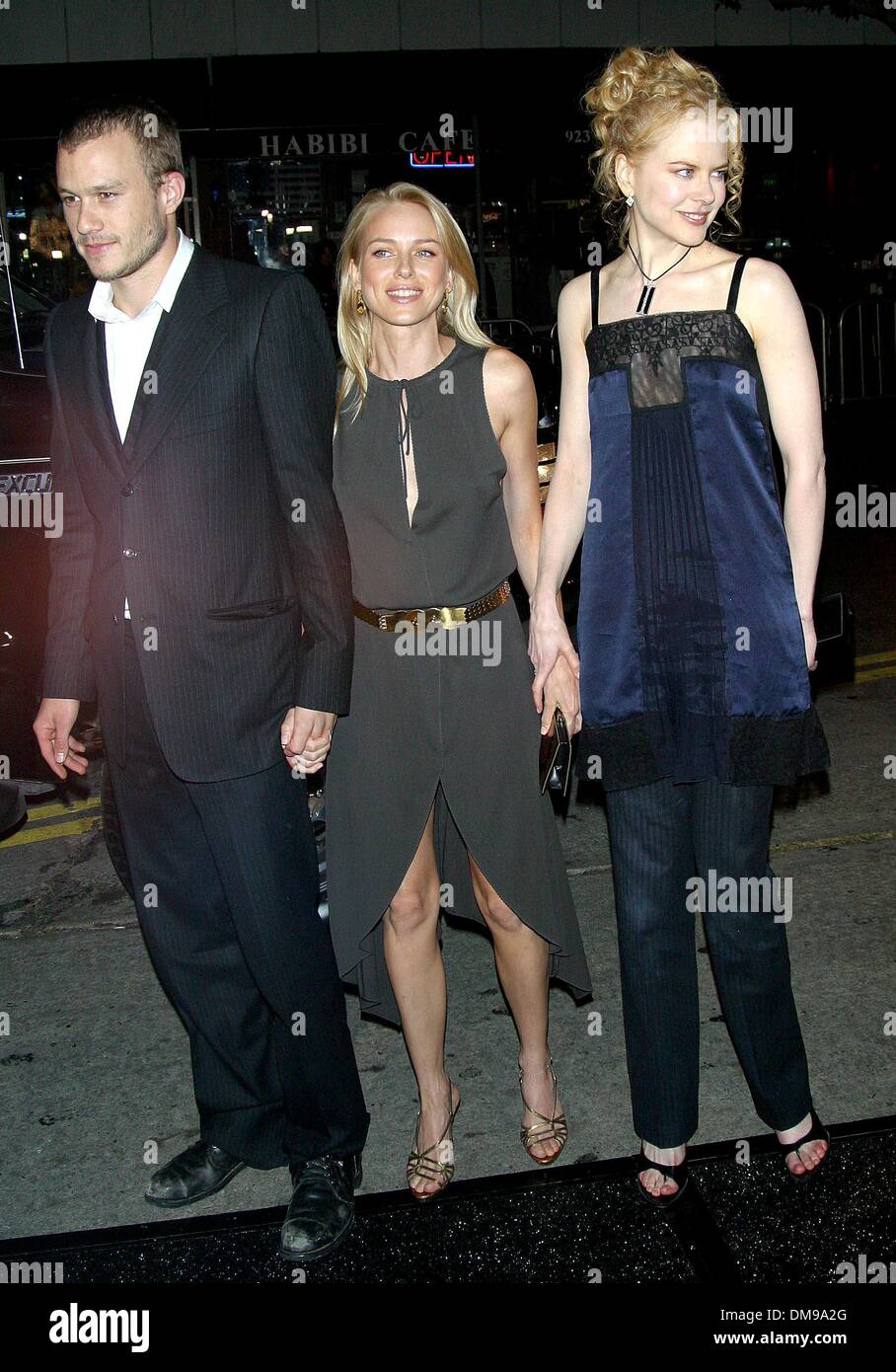 1 janvier, 1980 - La Californie, USA - Heath Ledger et Naomi Watts Nicole Kidman ..K26614MONSIEUR ''Le RING'' Projection spéciale.MANN BRUIN THEATRE, Westwood, CA.OCT. 09 2002. MILAN RYBA/ 2002.(Image Crédit : © Globe Photos/ZUMAPRESS.com) Banque D'Images