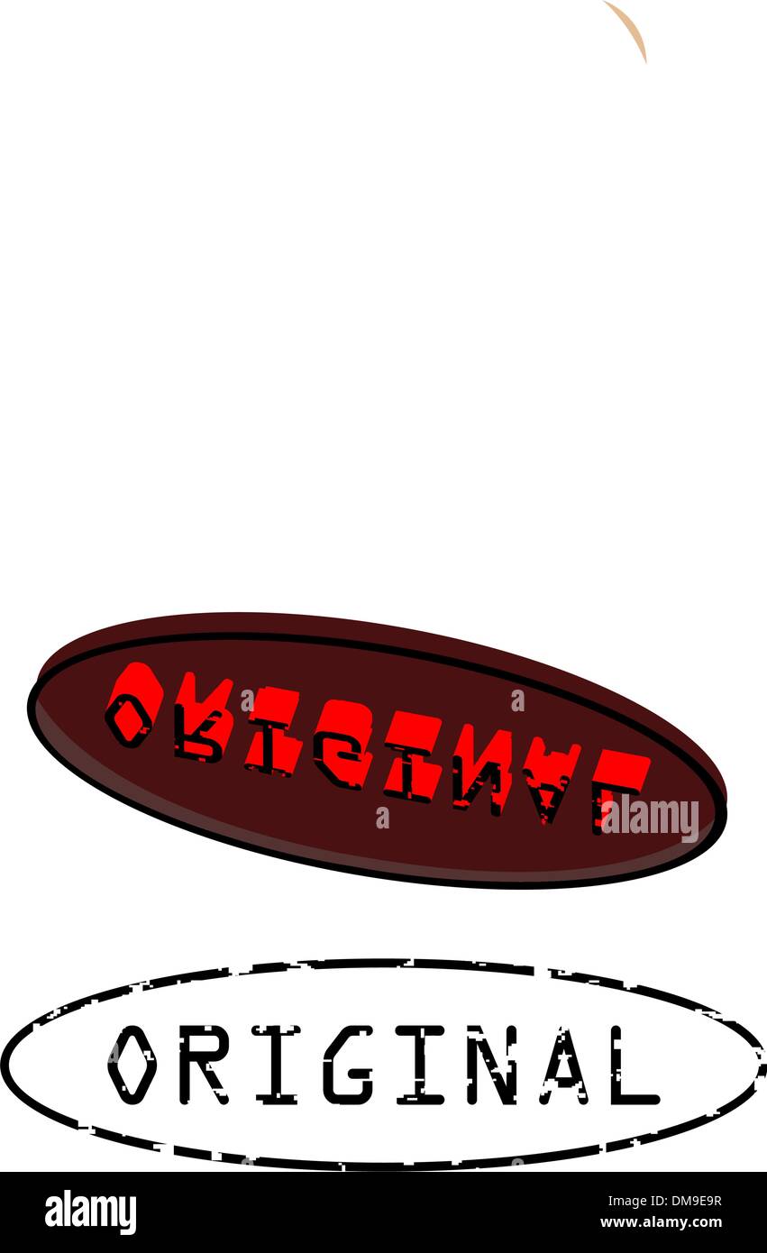 timbre original Illustration de Vecteur