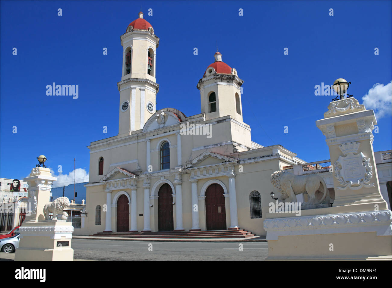 Catedral de la Purísima Concepción, Parque José Martí, Cienfuegos, Cienfuegos province, à Cuba, mer des Caraïbes, l'Amérique centrale Banque D'Images