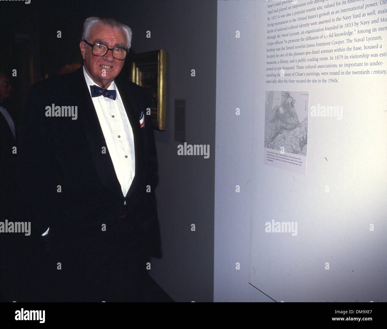 31 mai 2000 - New York, NY - 31/05/2000 New York  Henry Luce lll, fils de Time magazine fondateur Henry Luce, au Brooklyn Museum of Art où il a reçu le prix graham Agustus. ( Neil Schneider)(Image Crédit : © Globe Photos/ZUMAPRESS.com) Banque D'Images