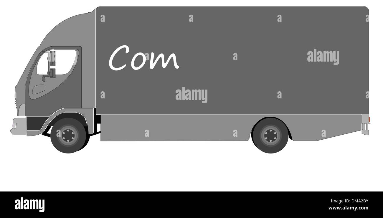Petit camion design Illustration de Vecteur