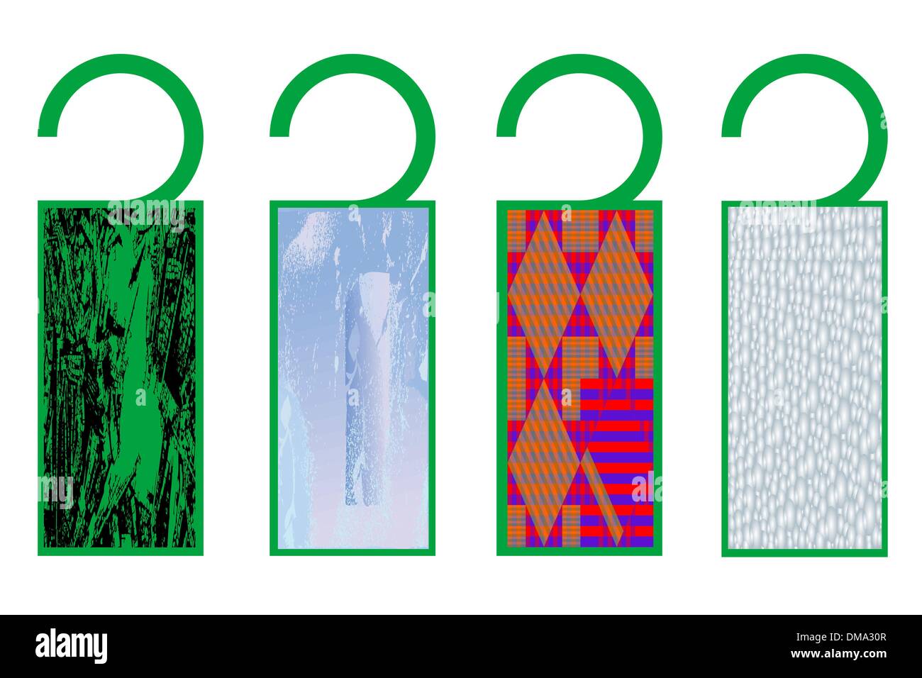 Tags avec texture (contraste) Illustration de Vecteur