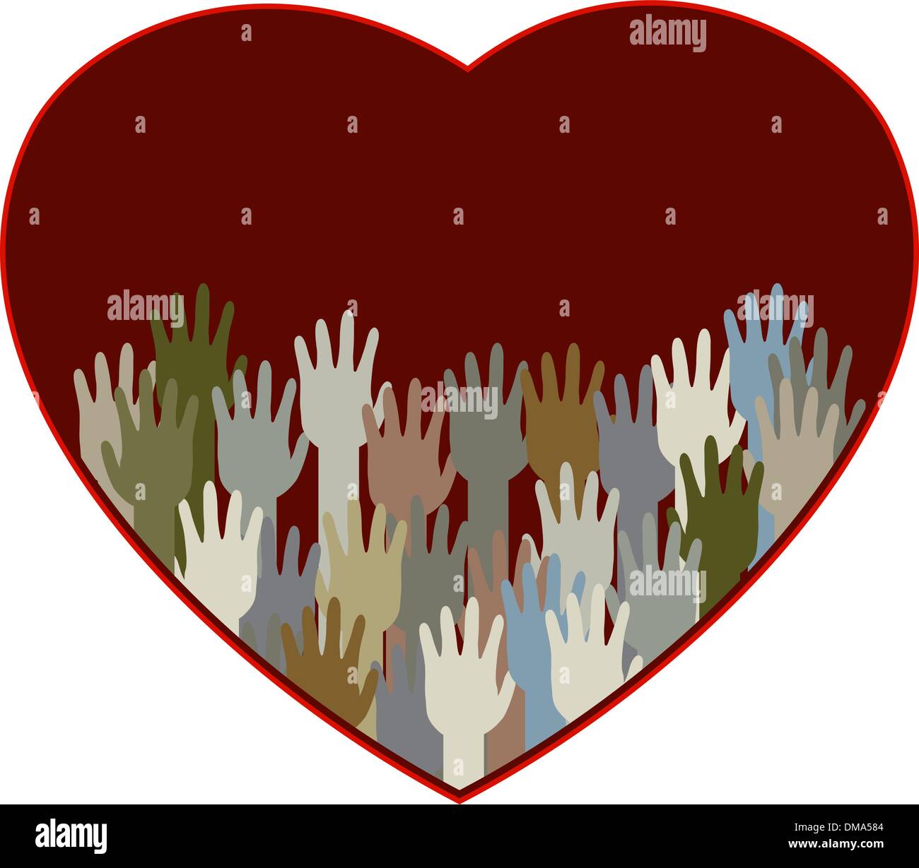 Des personnes avec l'exemplaire de l'espace. EPS 8 Illustration de Vecteur