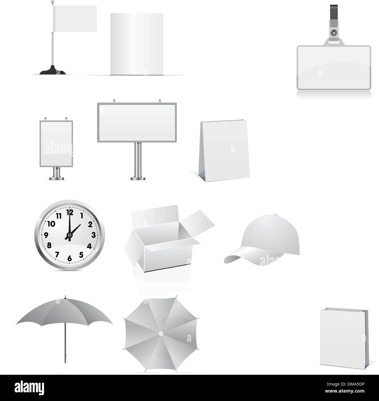 Modèle pour l'identité d'entreprise Illustration de Vecteur