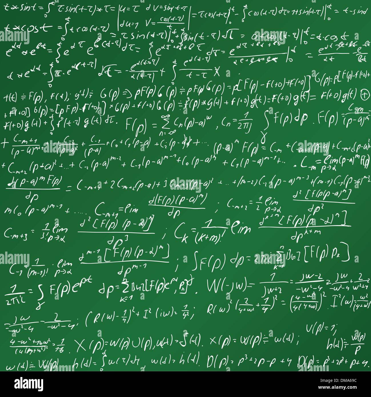 Chalk Board mathématiques Illustration de Vecteur