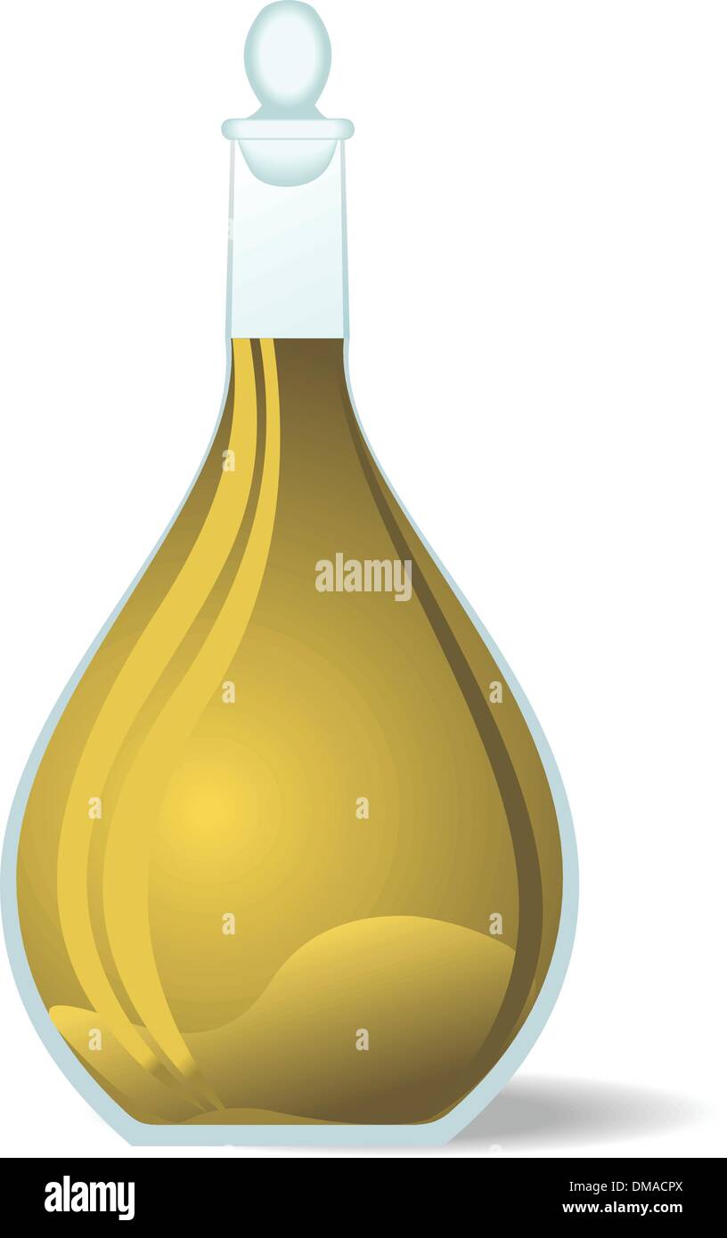 Décanteur à vin blanc Illustration Illustration de Vecteur
