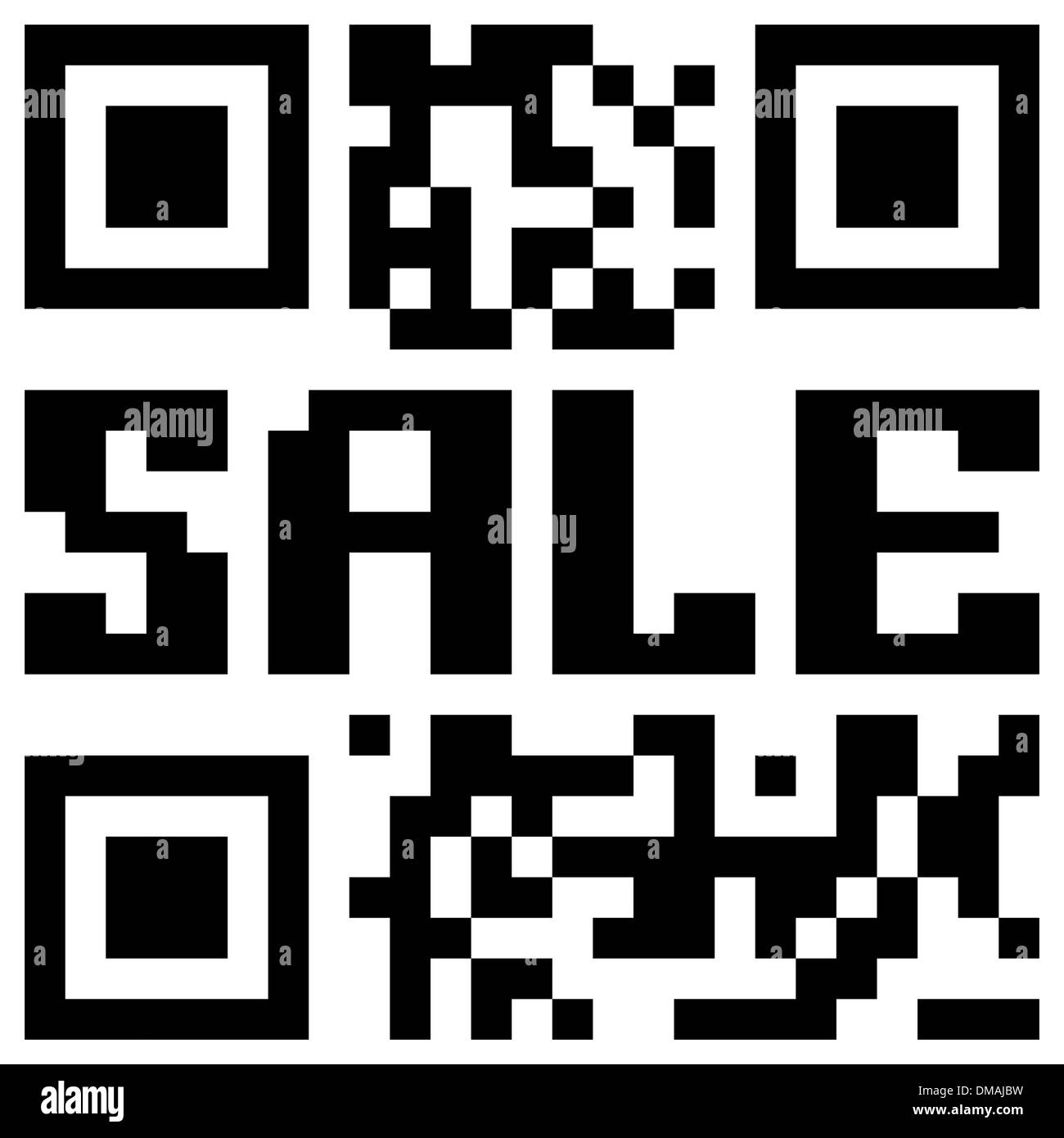 Qr code pour vente produit en vente. EPS 8 Illustration de Vecteur