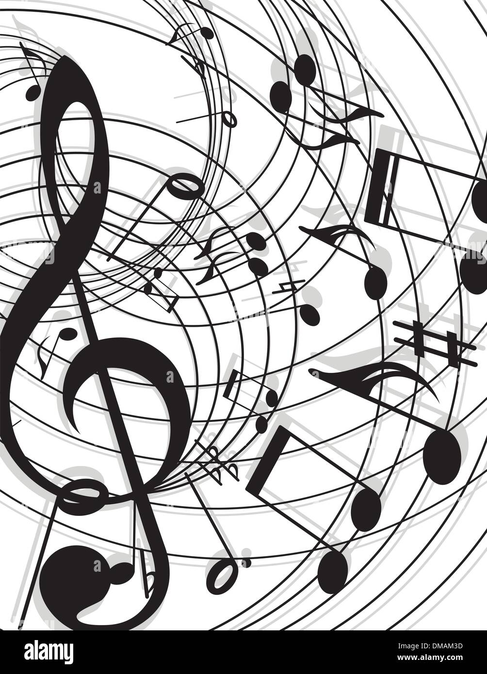 Notes Illustration de Vecteur