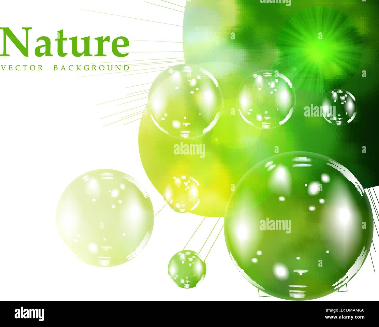 Bulles de savon Illustration de Vecteur