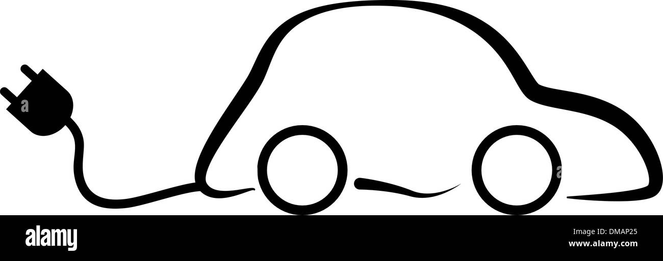 Vecteur Symbole Ecocar Illustration de Vecteur