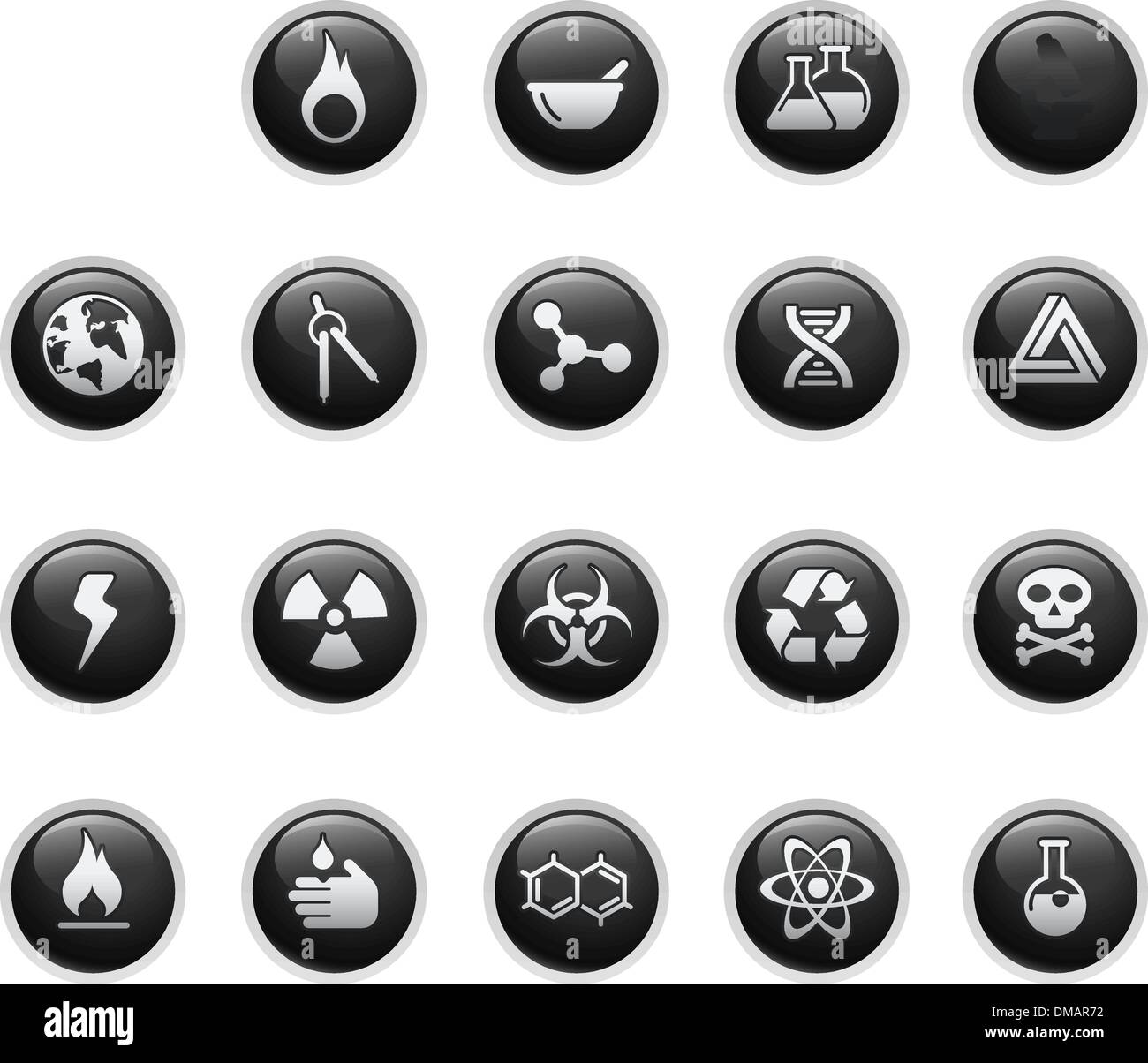 Science // Black Label Series Illustration de Vecteur