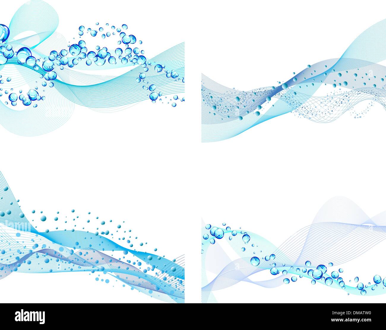 Arrière-plan de l'eau Illustration de Vecteur