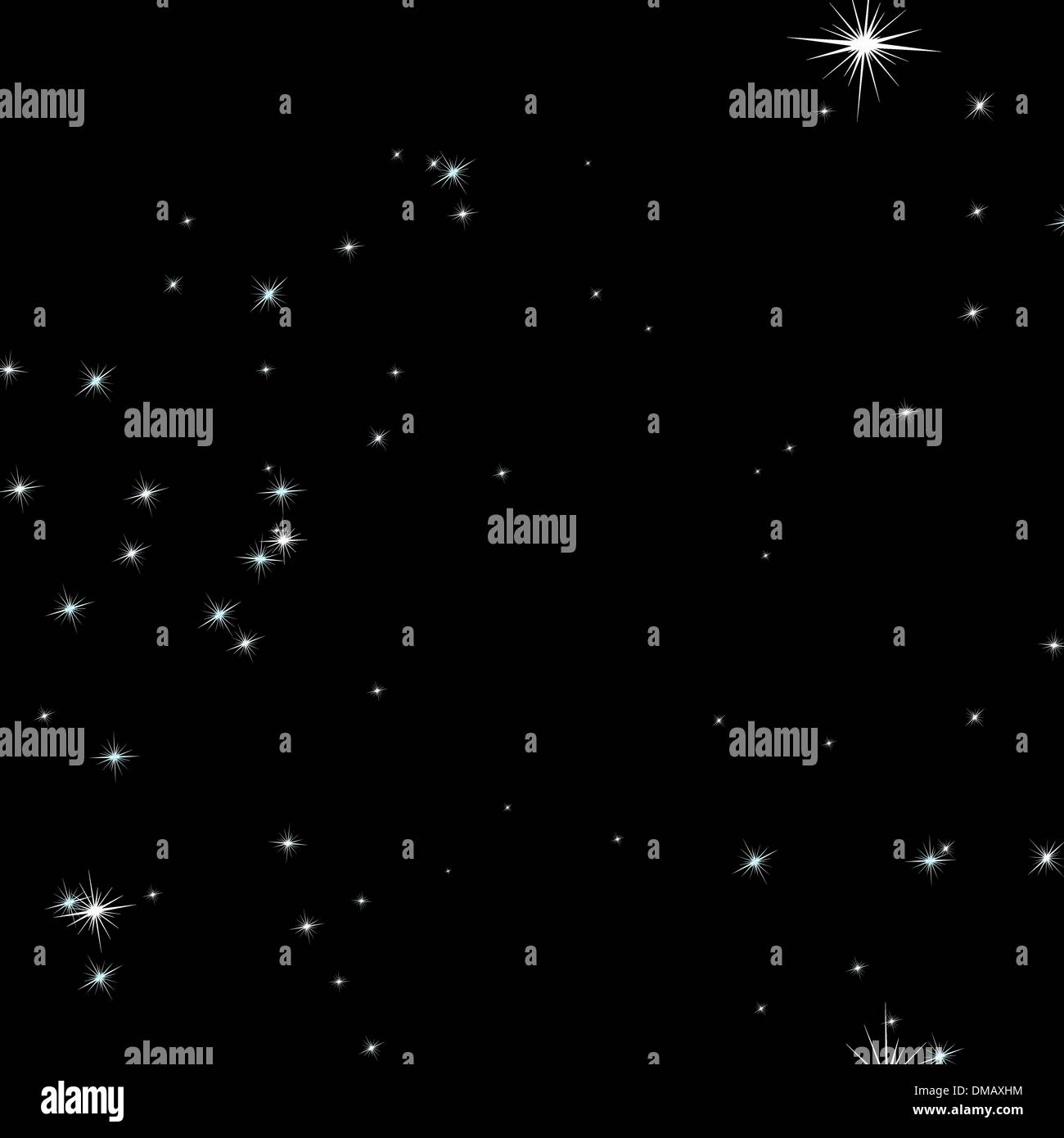 Paillettes lumineuses sur un fond bleu, EPS 8 Illustration de Vecteur