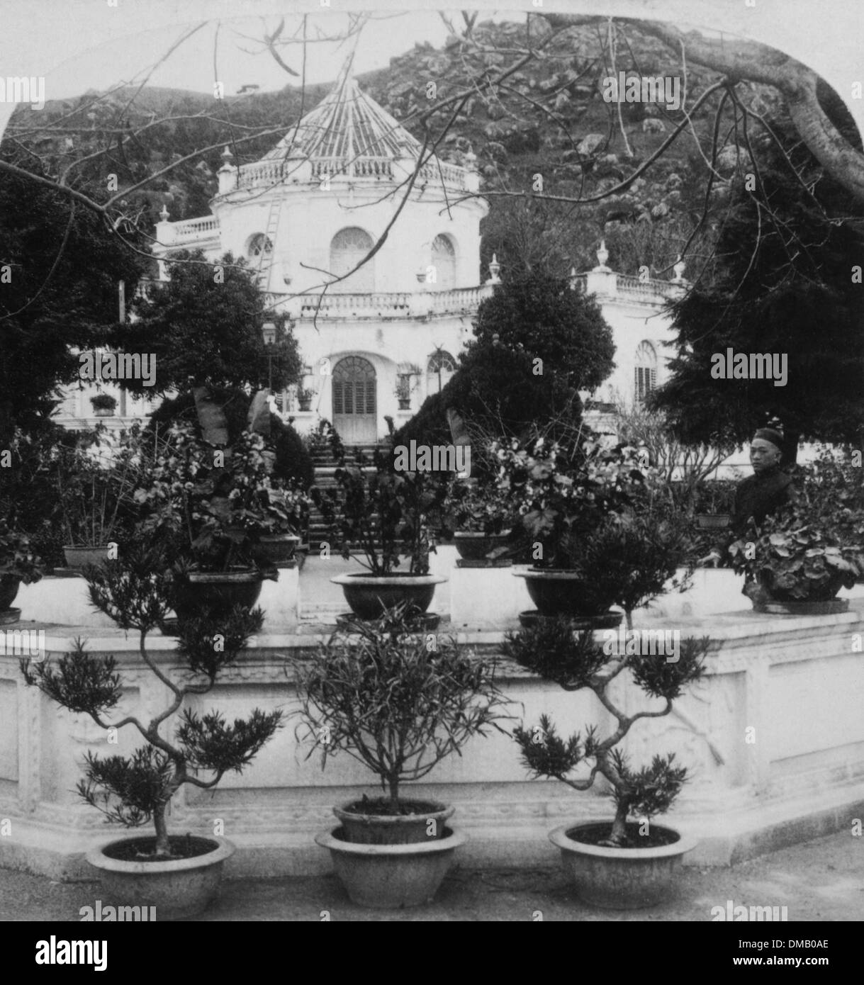 Palais d'été du gouverneur, Macao, vers 1900 Banque D'Images