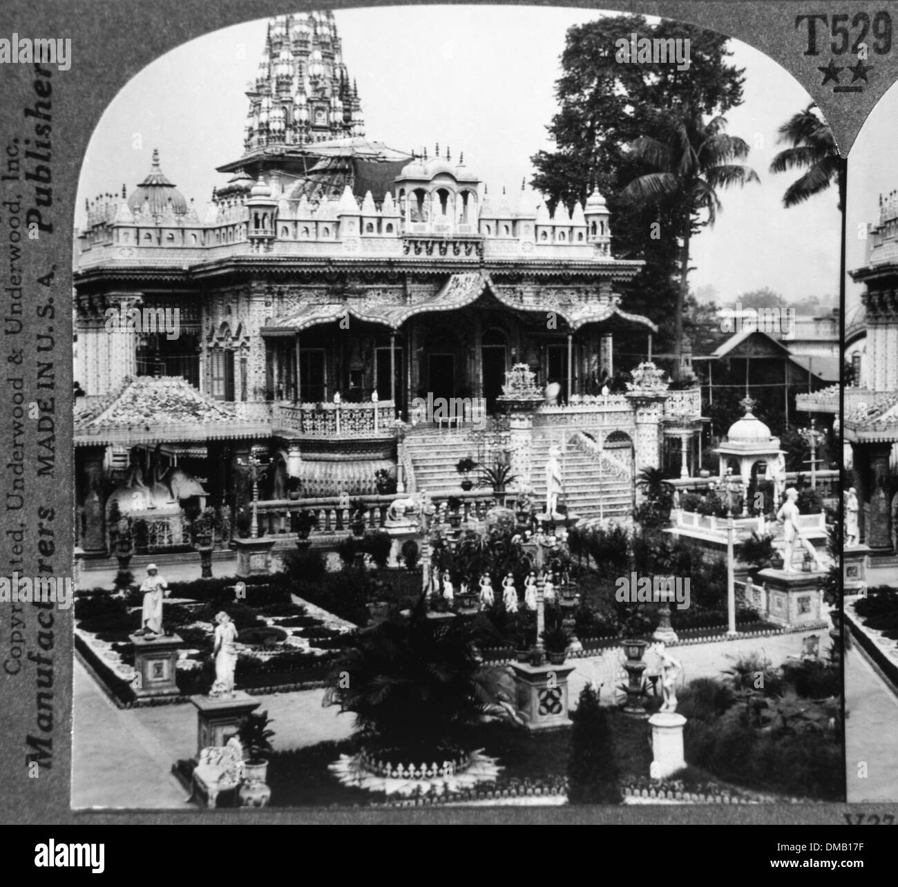 Pareshnath Jain temple, Calcutta, Inde, 1900 Banque D'Images