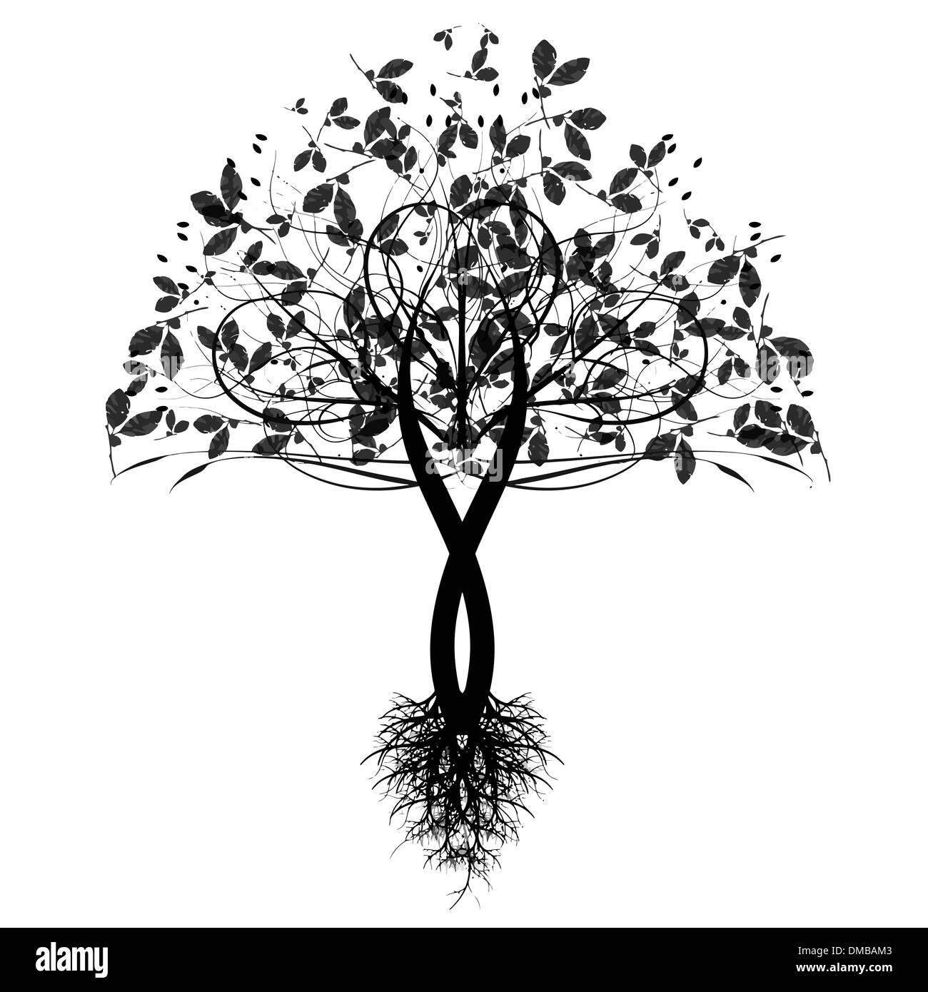 Arbre art Illustration de Vecteur