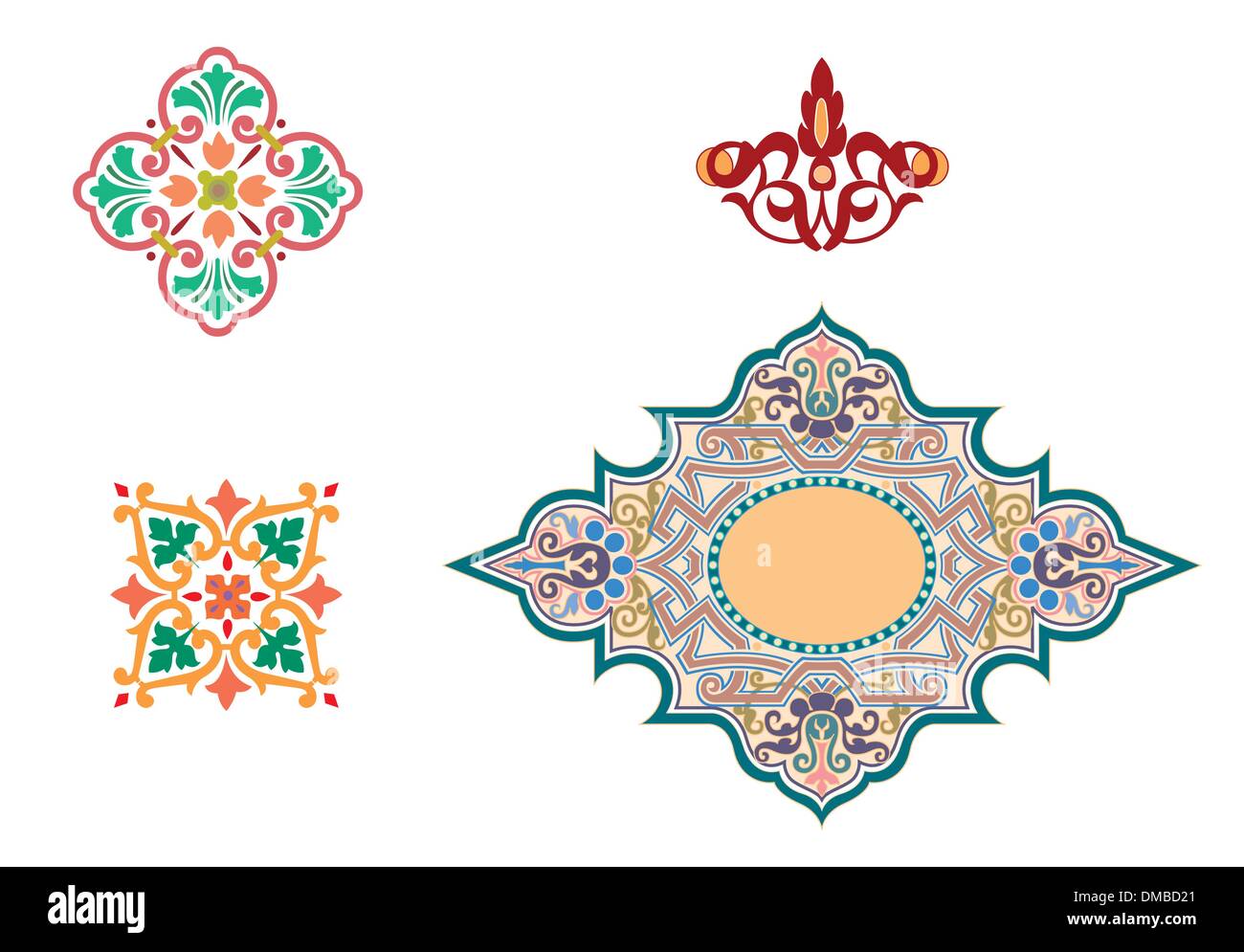 Ornements islamique Illustration de Vecteur