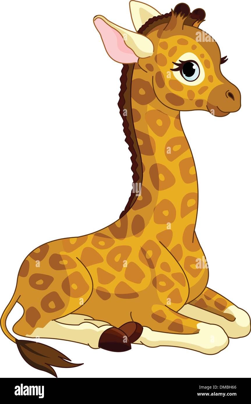 Girafe Illustration de Vecteur